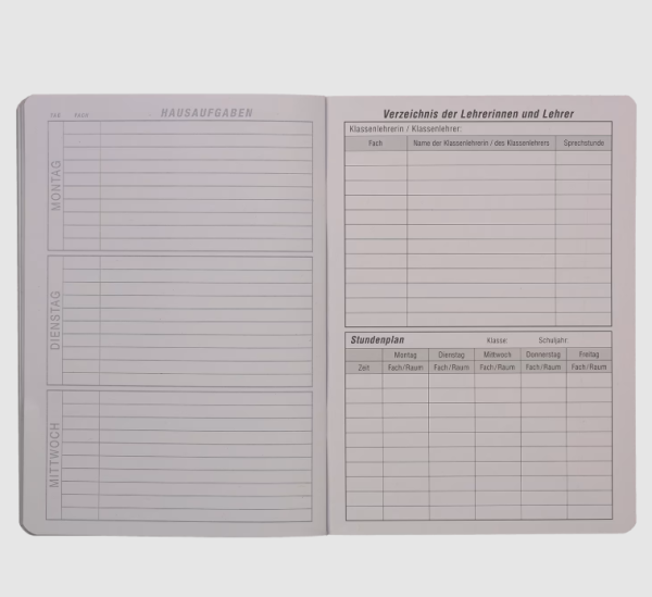 FC Bayern München - Hausaufgabenheft